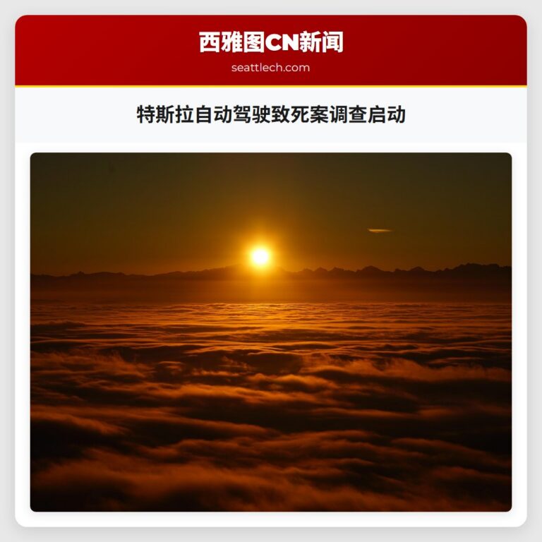 特斯拉自动驾驶致死案调查启动