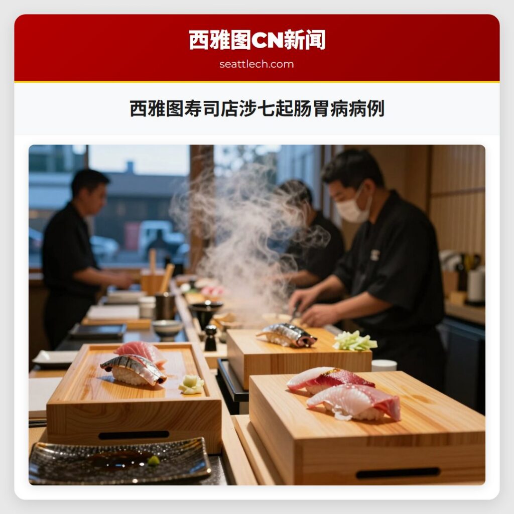 西雅图寿司店涉七起肠胃病病例