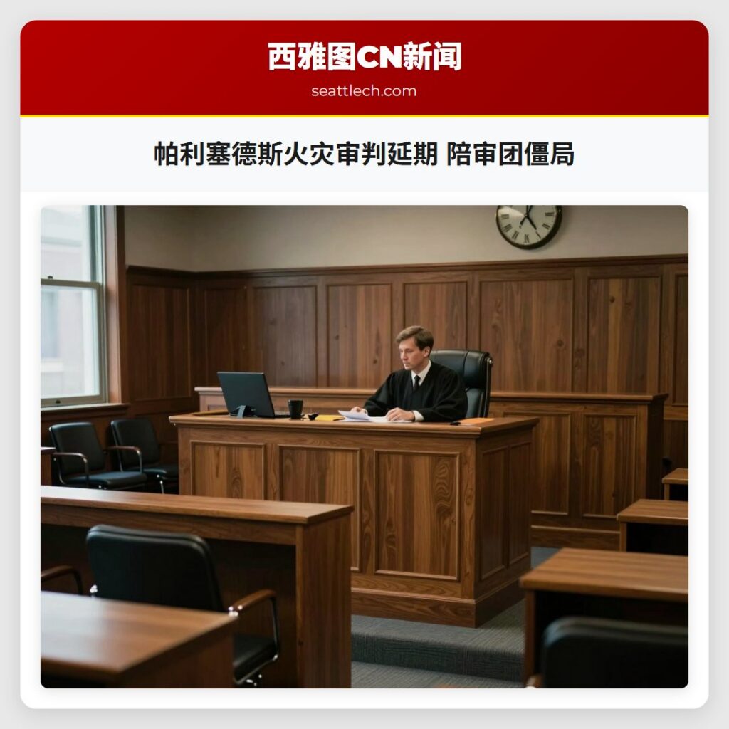 帕利塞德斯火灾审判延期 陪审团僵局