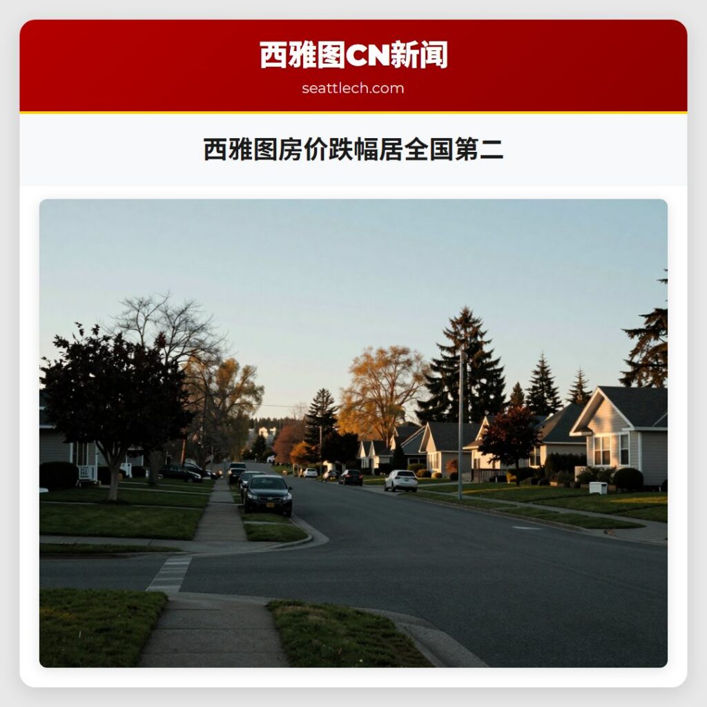 西雅图房价跌幅居全国第二