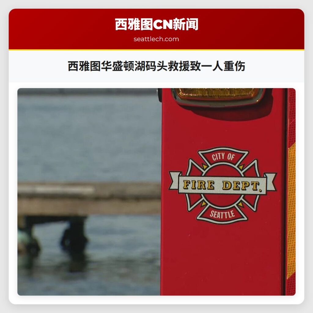 西雅图华盛顿湖码头救援致一人重伤