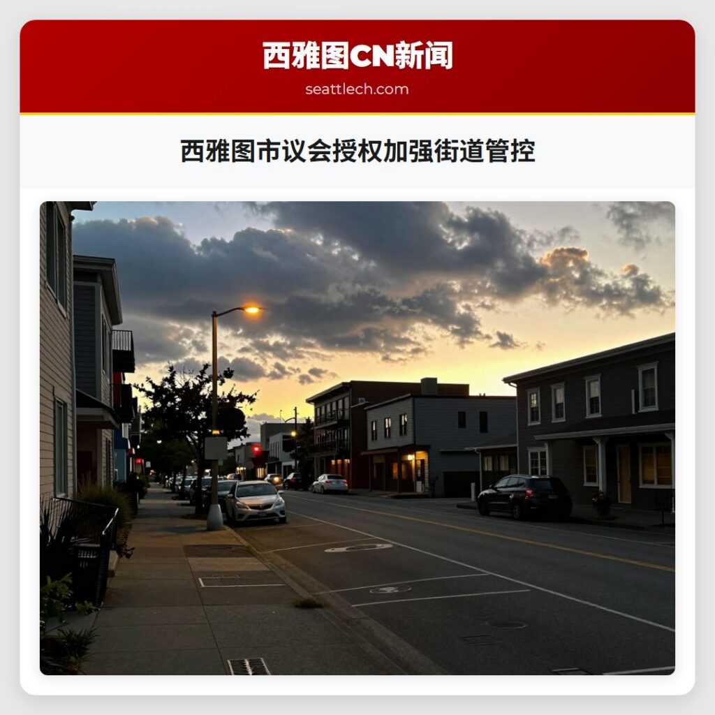 西雅图市议会授权加强街道管控