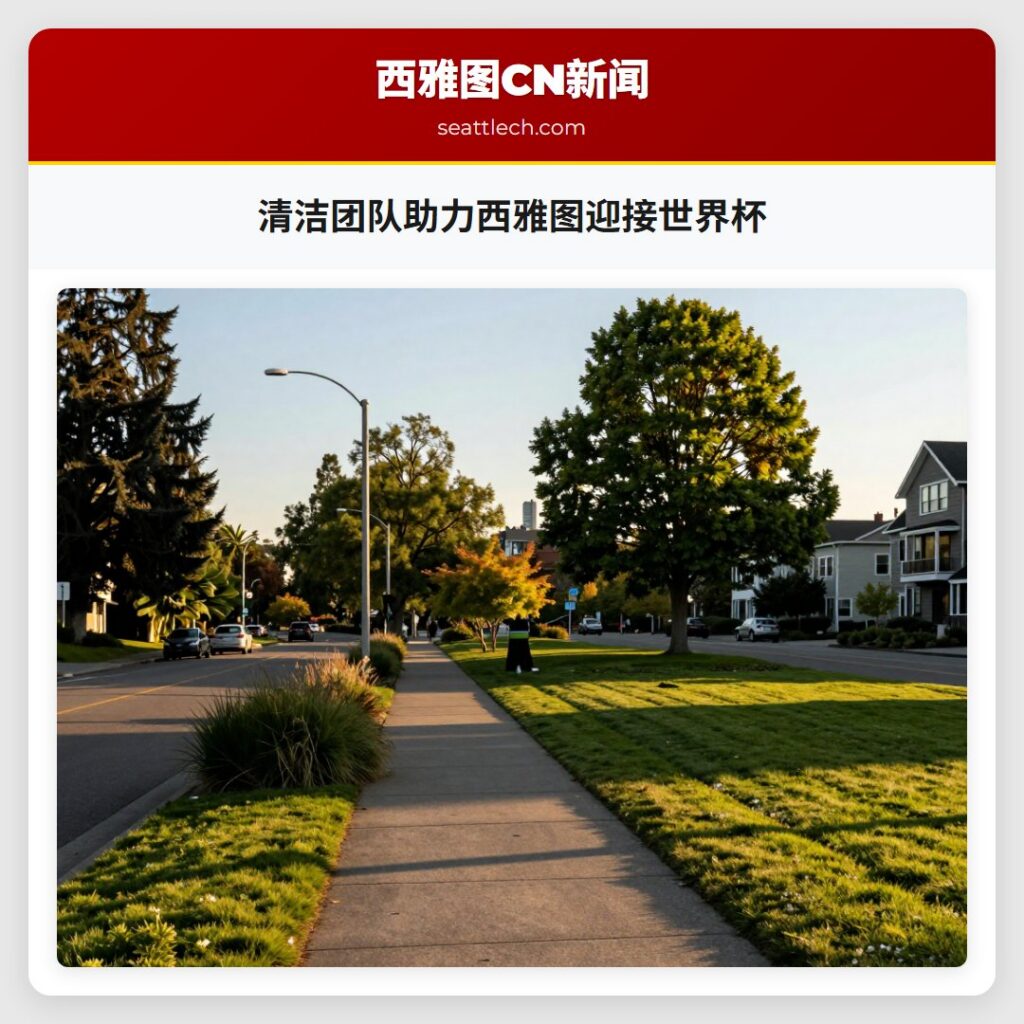 清洁团队助力西雅图迎接世界杯