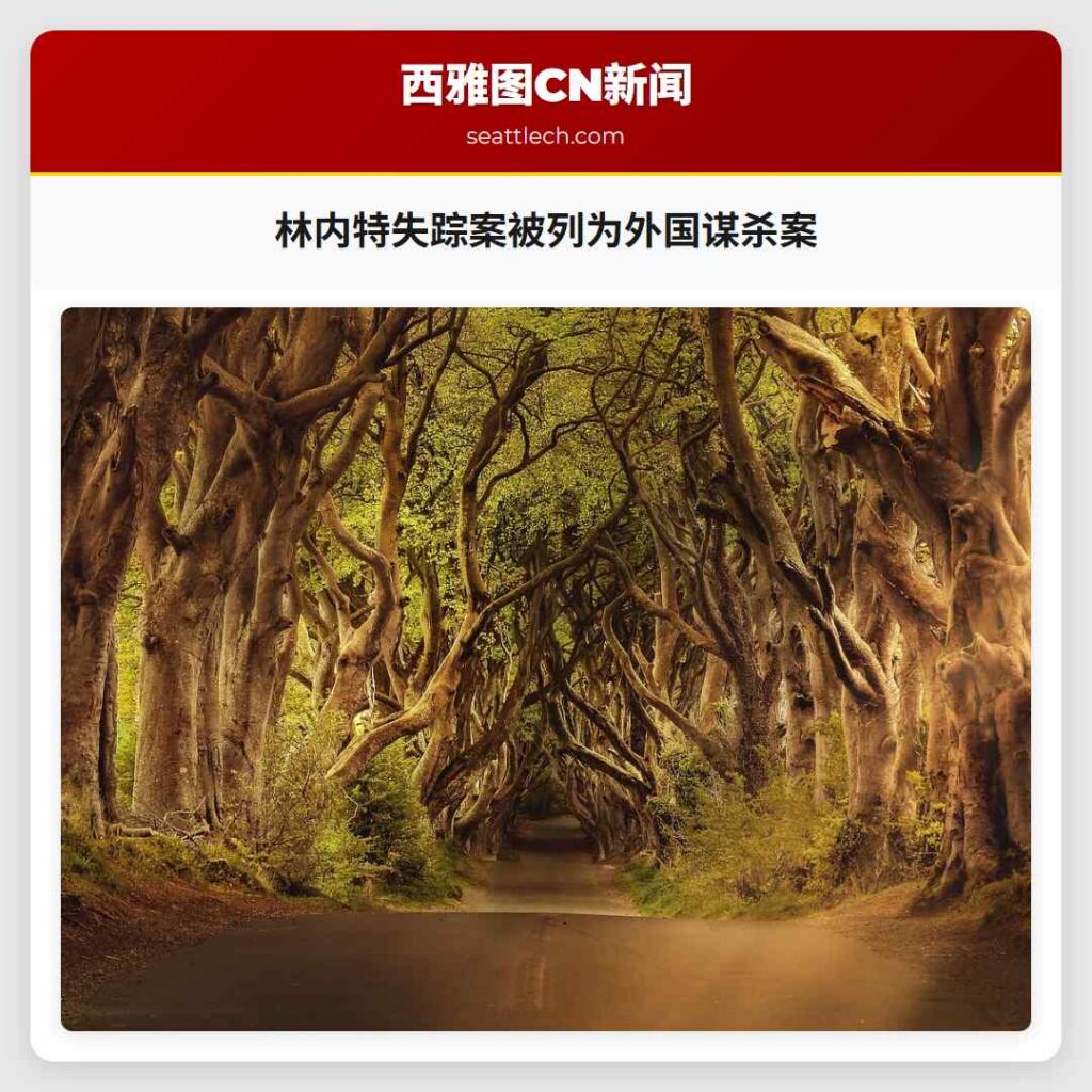 林内特失踪案被列为外国谋杀案