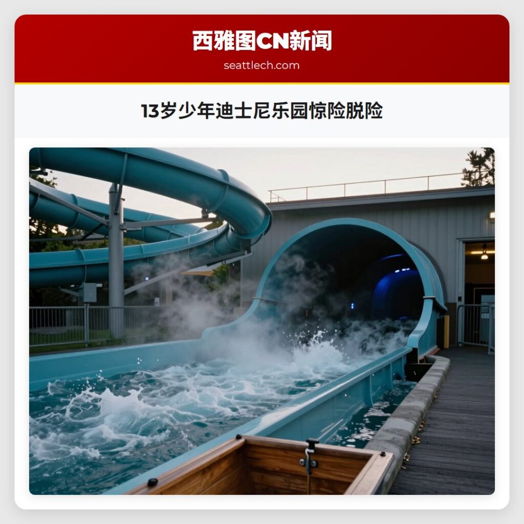 13岁少年迪士尼乐园惊险脱险