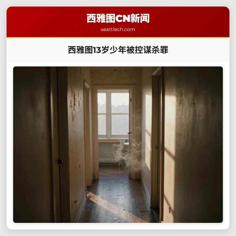 西雅图13岁少年被控谋杀罪