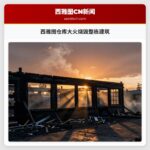 西雅图仓库大火烧毁整栋建筑