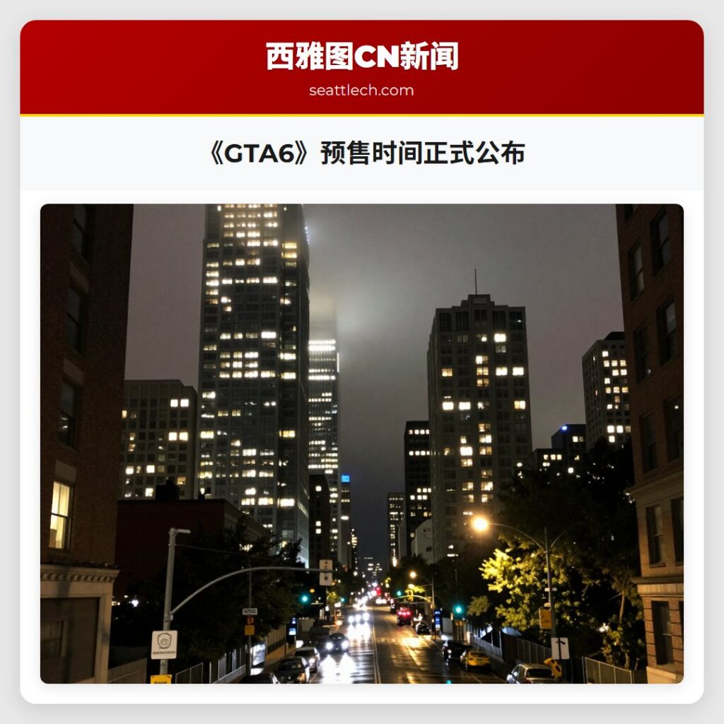 《GTA6》预售时间正式公布