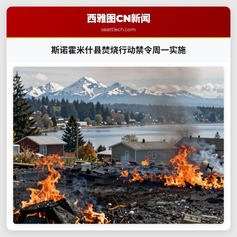 斯诺霍米什县焚烧行动禁令周一实施