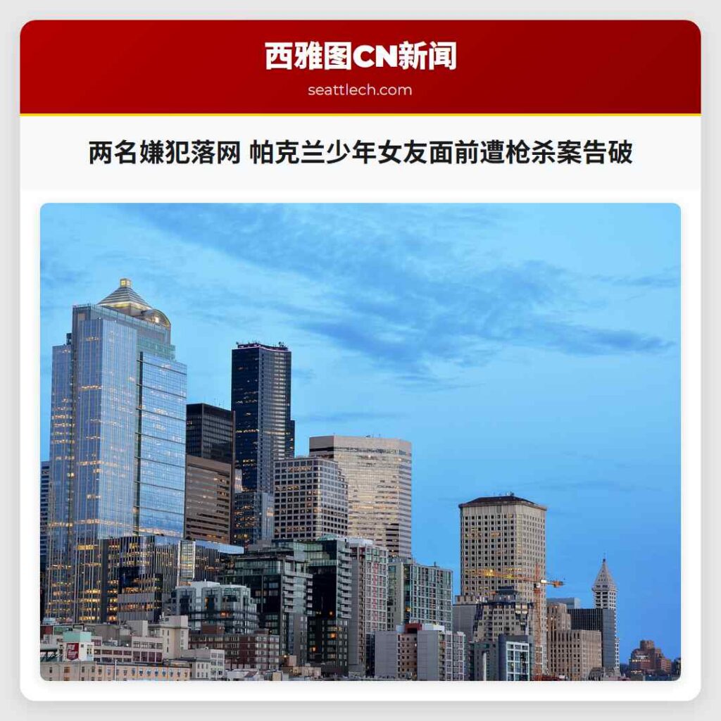 两名嫌犯落网 帕克兰少年女友面前遭枪杀案告破