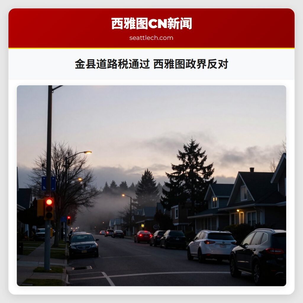 金县道路税通过 西雅图政界反对