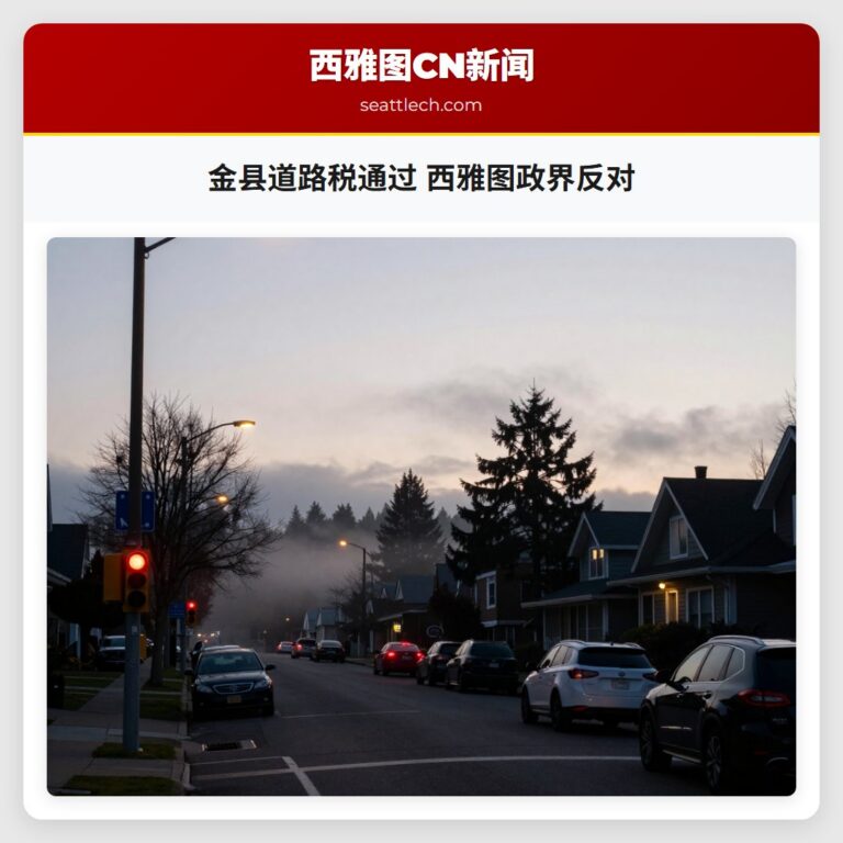 金县道路税通过 西雅图政界反对