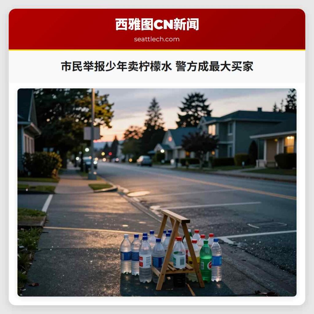市民举报少年卖柠檬水 警方成最大买家