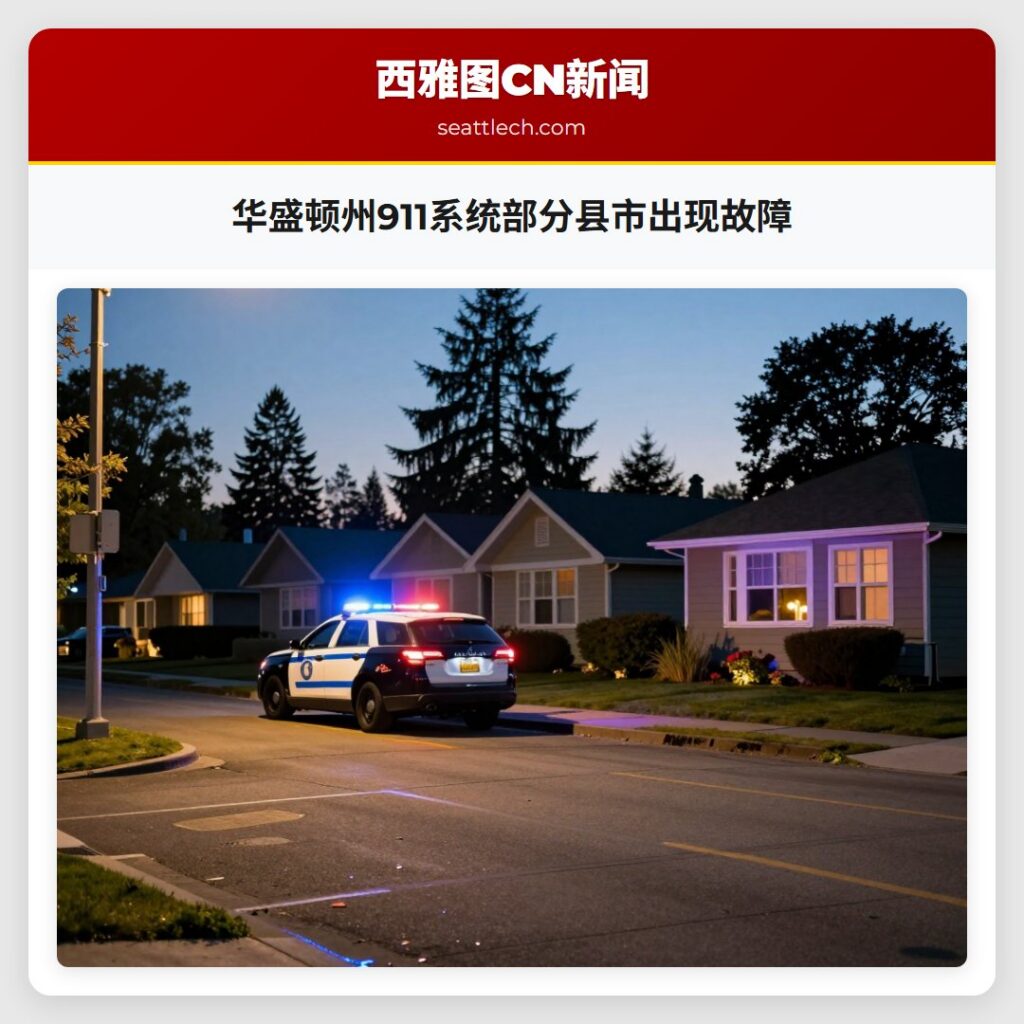 华盛顿州911系统部分县市出现故障