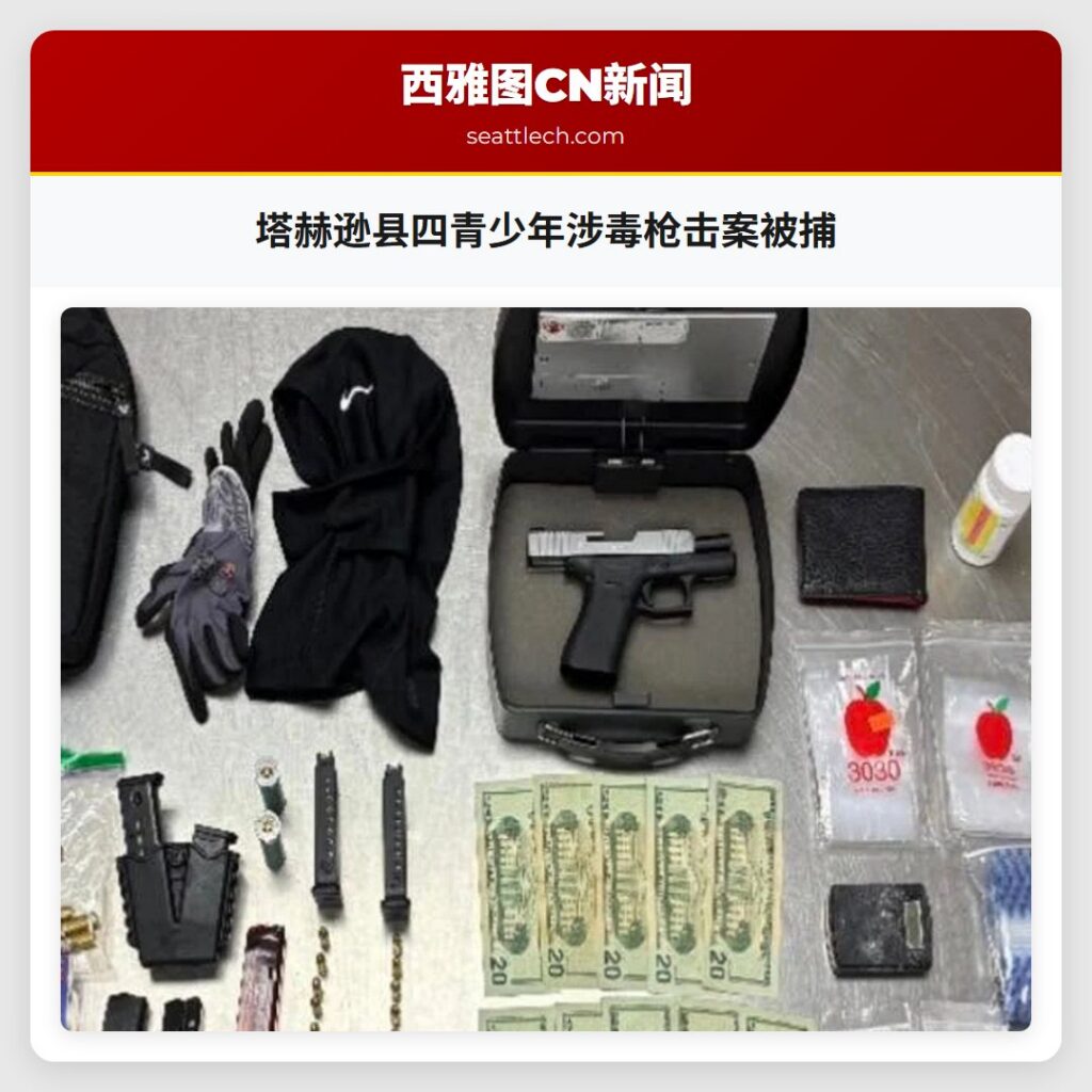 塔赫逊县四青少年涉毒枪击案被捕