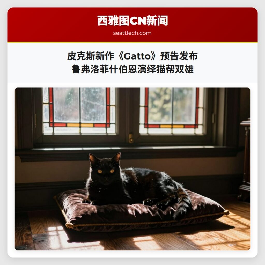 皮克斯新作《Gatto》预告发布 鲁弗洛菲什伯恩演绎猫帮双雄