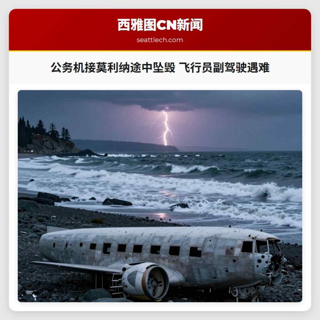 公务机接莫利纳途中坠毁 飞行员副驾驶遇难