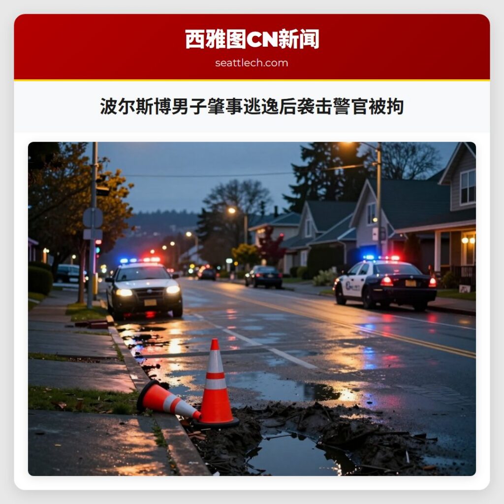 波尔斯博男子肇事逃逸后袭击警官被拘