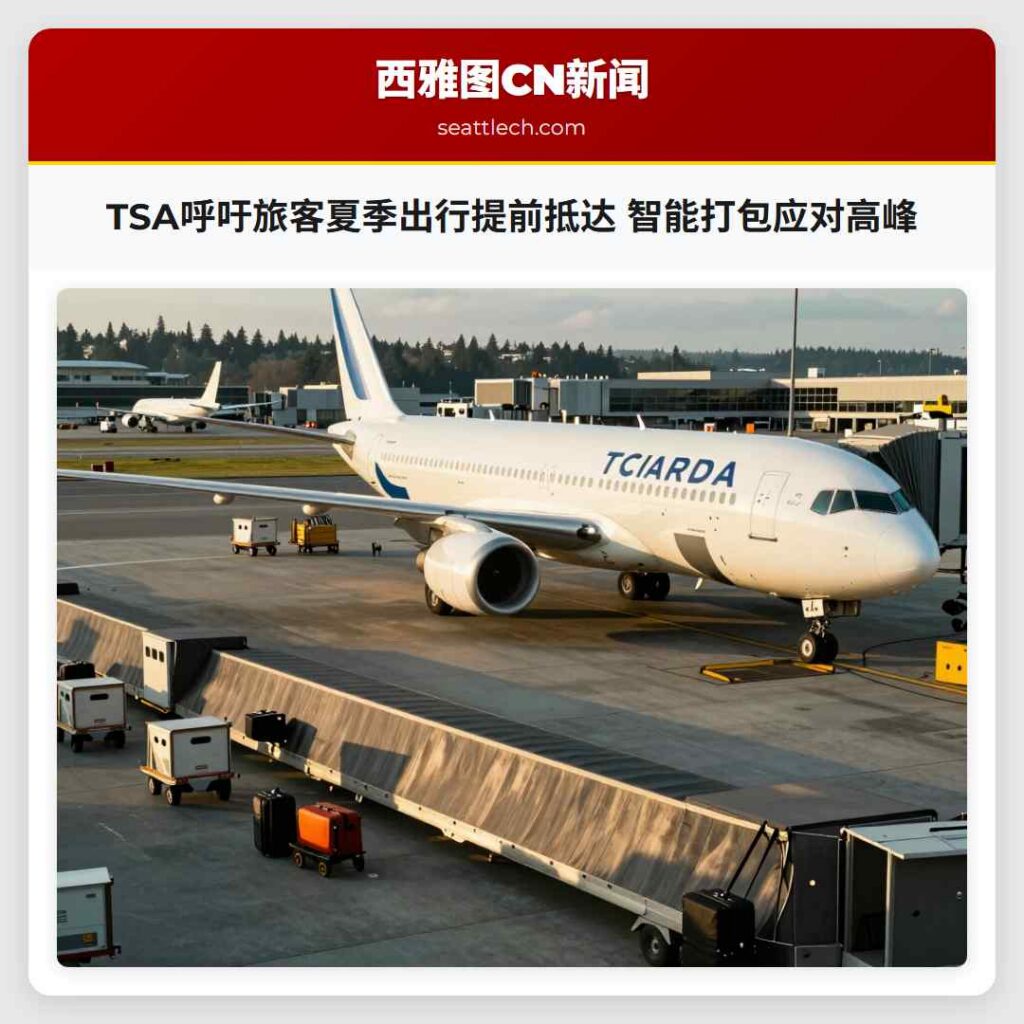 TSA呼吁旅客夏季出行提前抵达 智能打包应对高峰