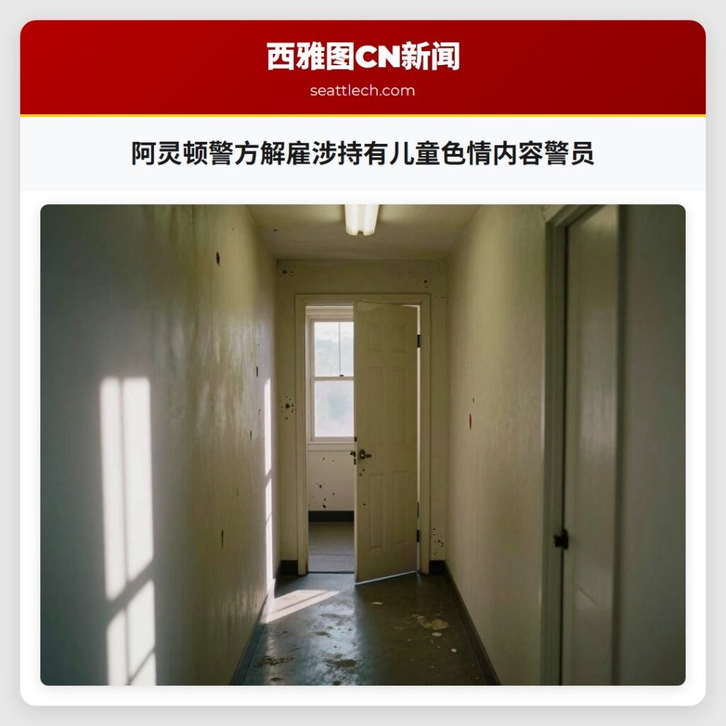阿灵顿警方解雇涉持有儿童色情内容警员