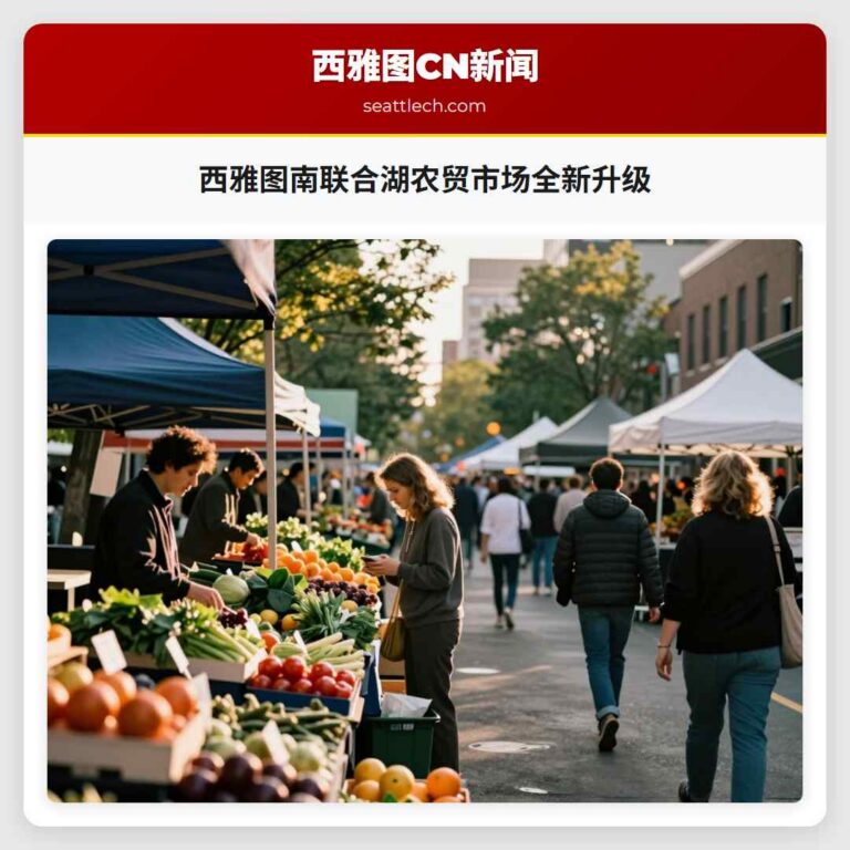 西雅图南联合湖农贸市场全新升级