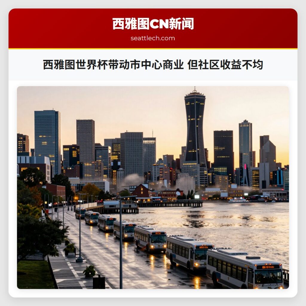 西雅图世界杯带动市中心商业 但社区收益不均