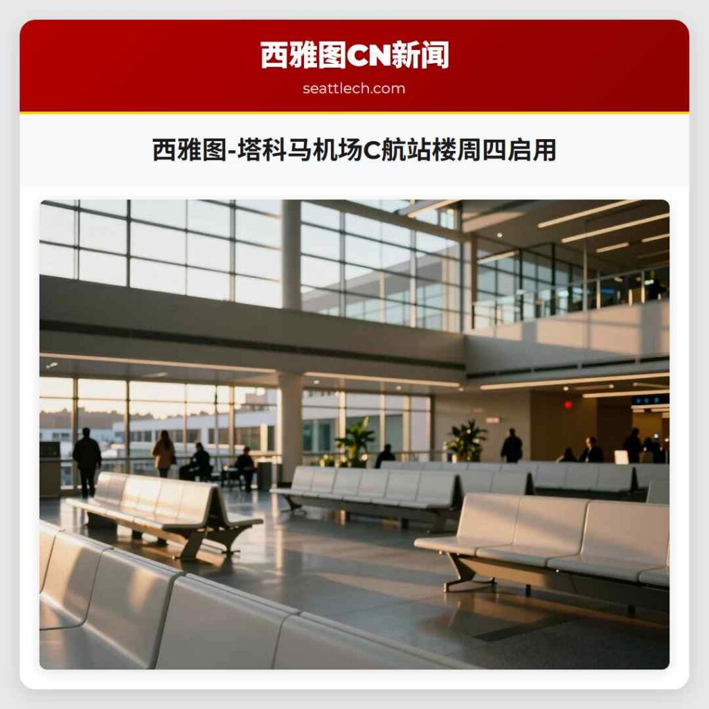 西雅图-塔科马机场C航站楼周四启用