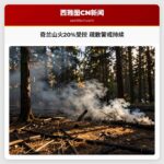 奇兰山火20%受控 疏散警戒持续