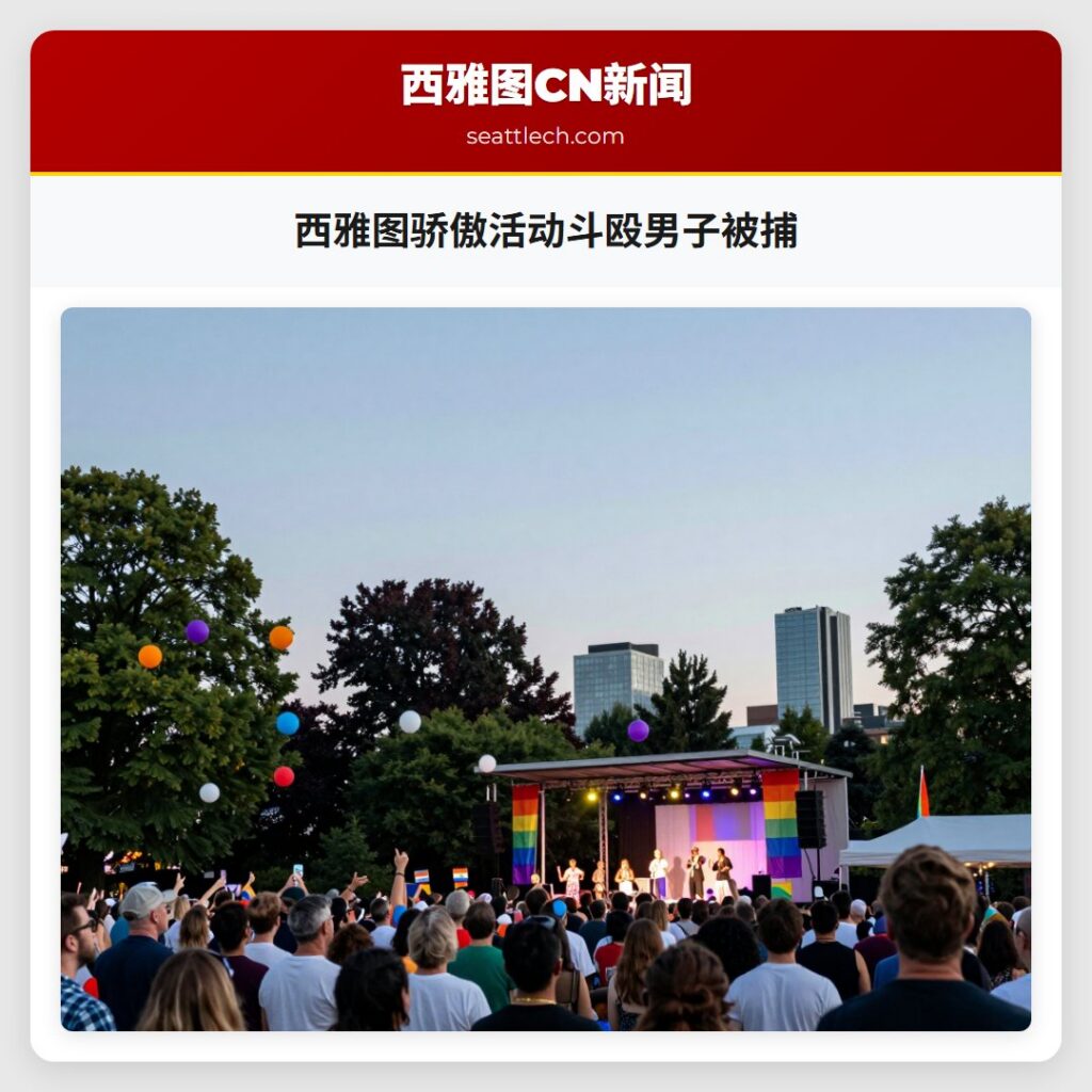 西雅图骄傲活动斗殴男子被捕