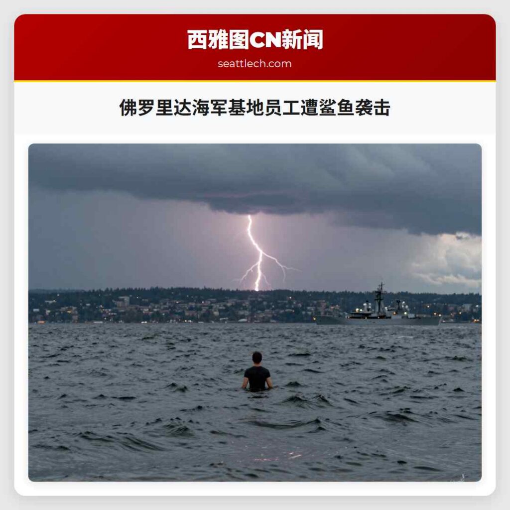 佛罗里达海军基地员工遭鲨鱼袭击