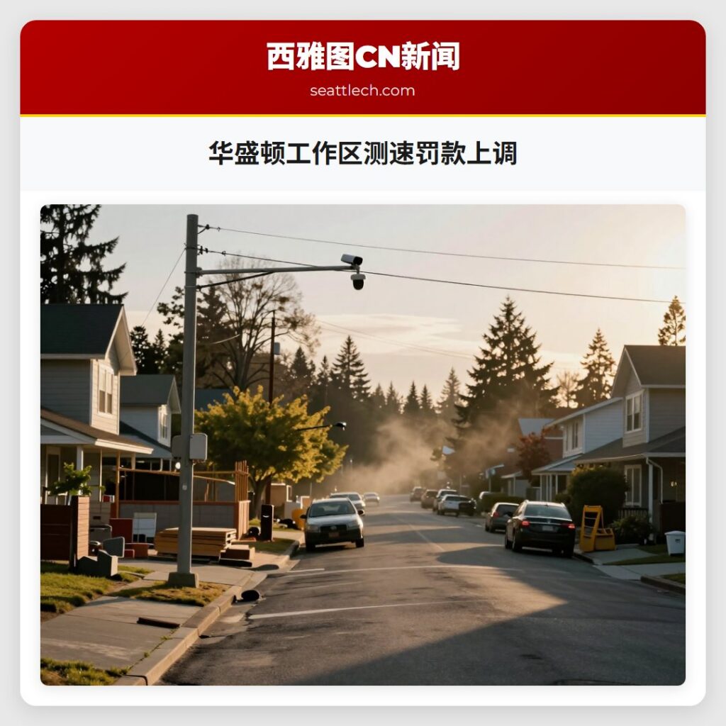 华盛顿工作区测速罚款上调