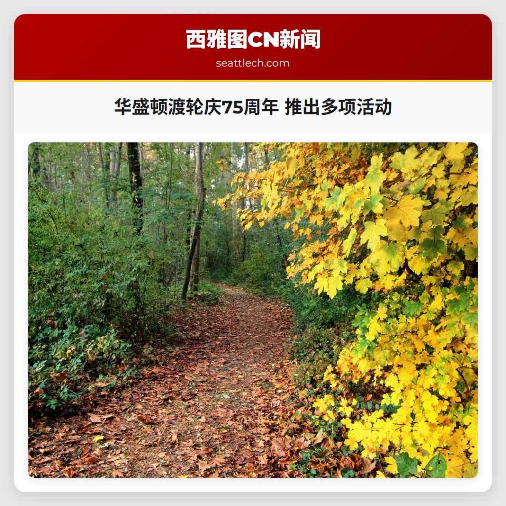 华盛顿渡轮庆75周年 推出多项活动