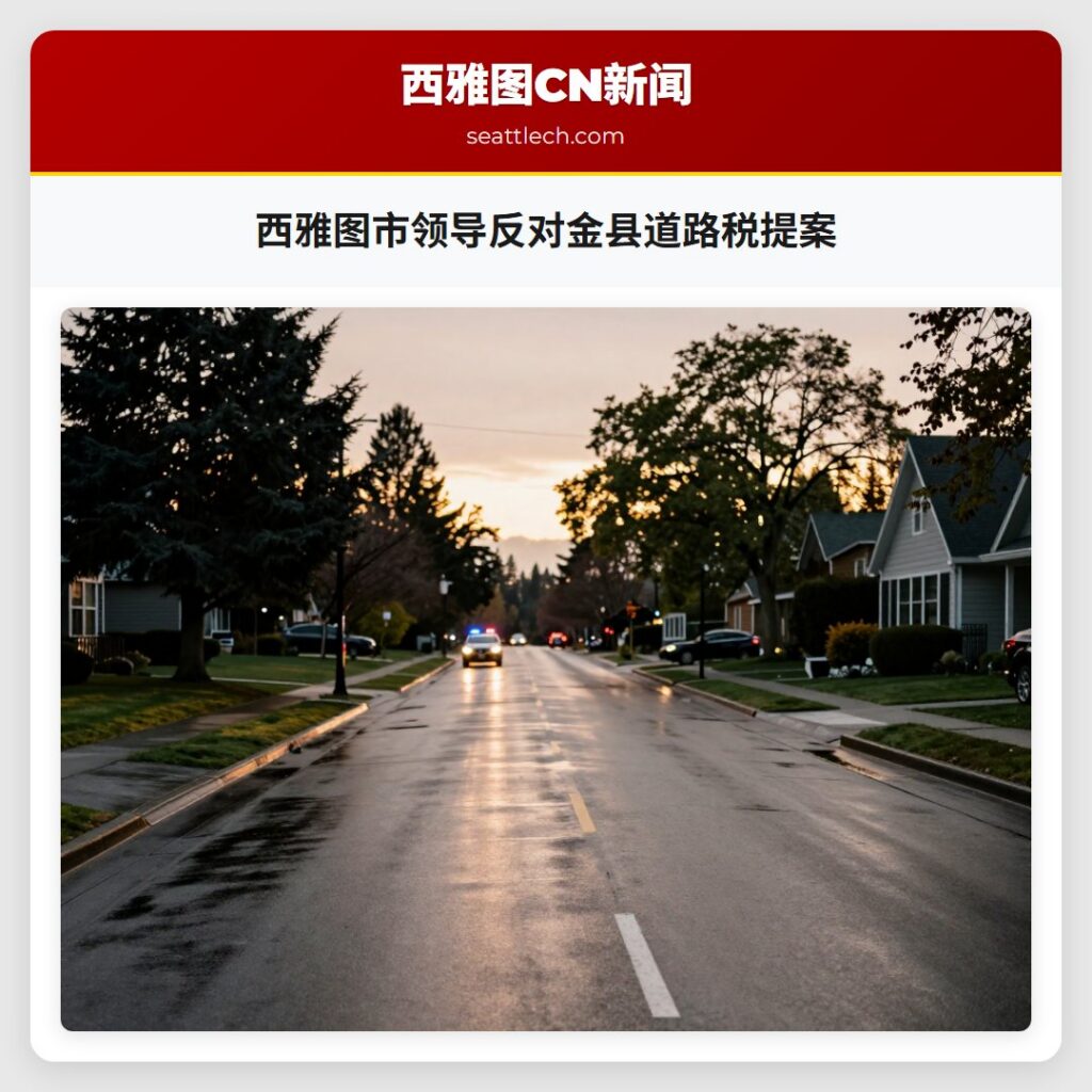 西雅图市领导反对金县道路税提案