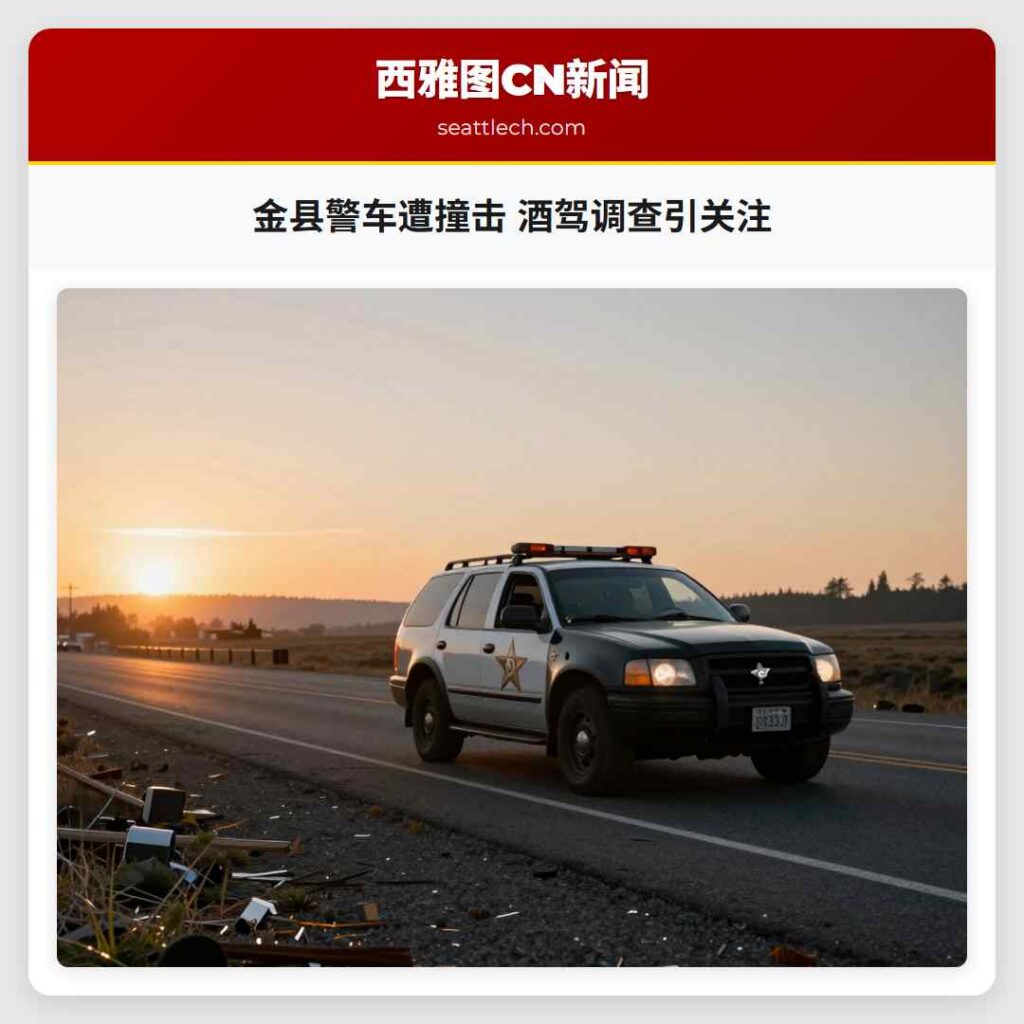 金县警车遭撞击 酒驾调查引关注