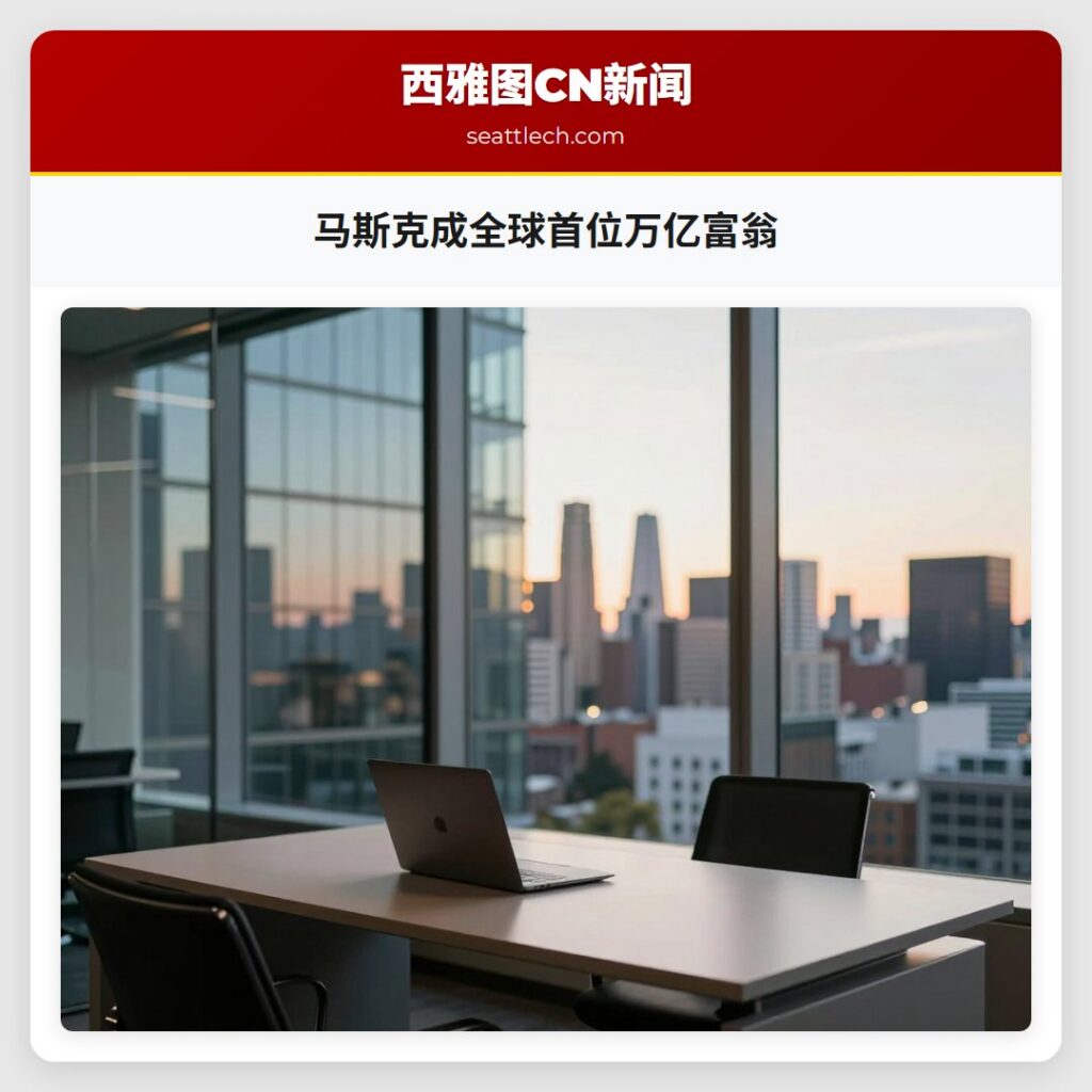 马斯克成全球首位万亿富翁