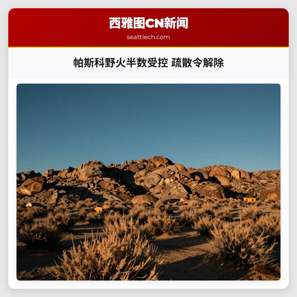 帕斯科野火半数受控 疏散令解除