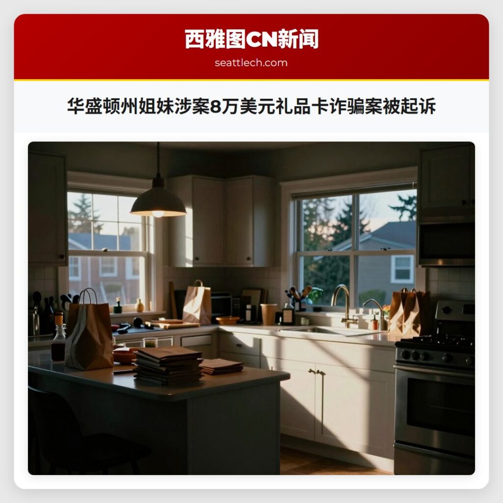 华盛顿州姐妹涉案8万美元礼品卡诈骗案被起诉