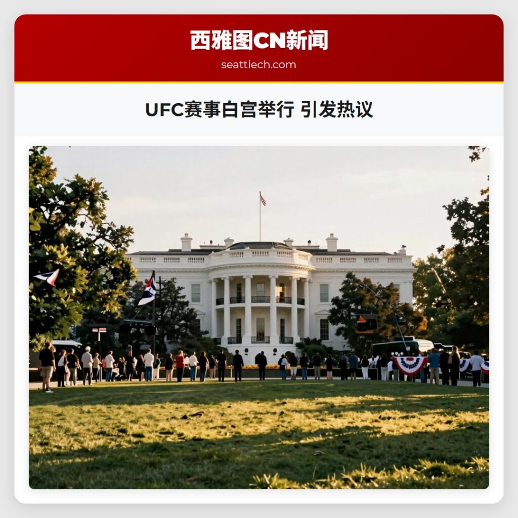 UFC赛事白宫举行 引发热议