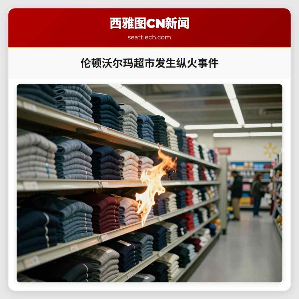 伦顿沃尔玛超市发生纵火事件