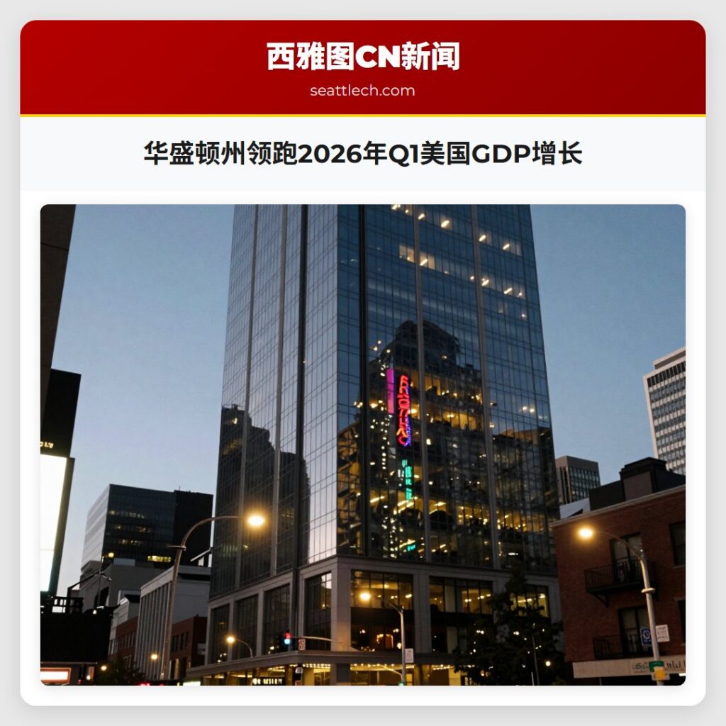 华盛顿州领跑2026年Q1美国GDP增长