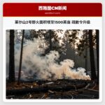 莱尔山2号野火面积增至1500英亩 疏散令升级