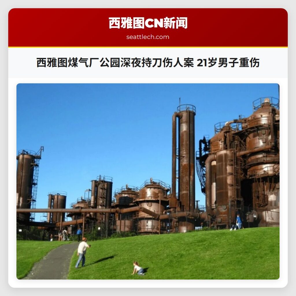 西雅图煤气厂公园深夜持刀伤人案 21岁男子重伤