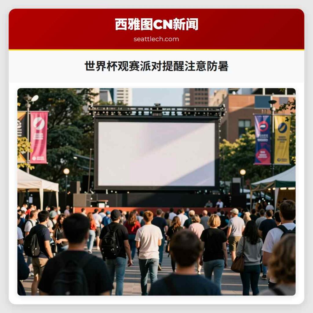 世界杯观赛派对提醒注意防暑
