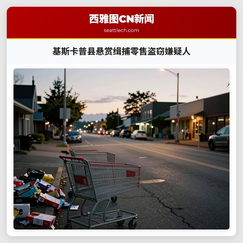 基斯卡普县悬赏缉捕零售盗窃嫌疑人