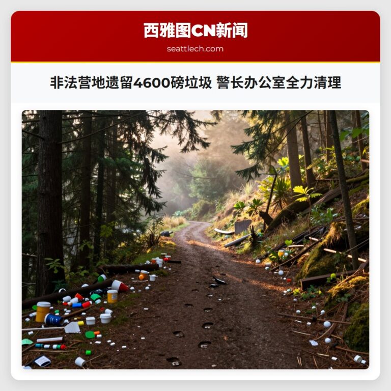 非法营地遗留4600磅垃圾 警长办公室全力清理