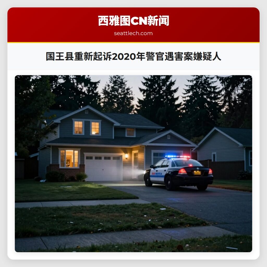 国王县重新起诉2020年警官遇害案嫌疑人