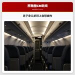 男子承认航班上自慰被拘