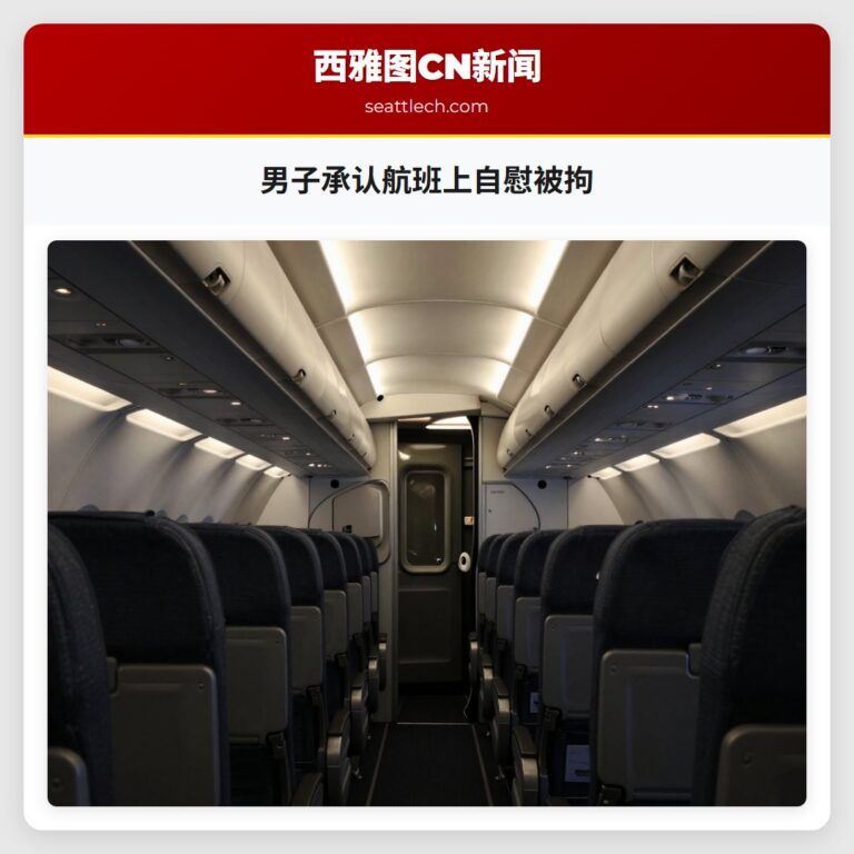 男子承认航班上自慰被拘