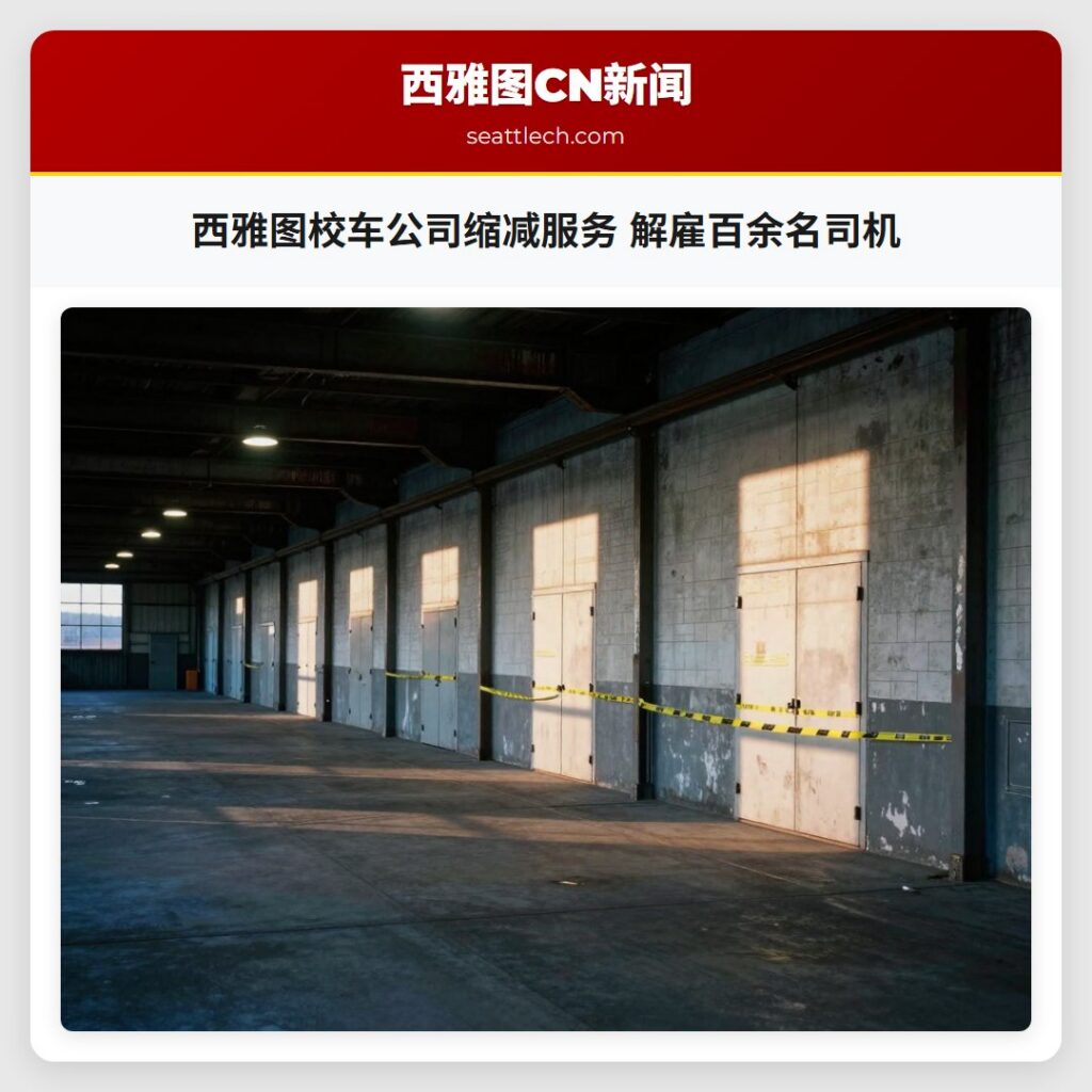 西雅图校车公司缩减服务 解雇百余名司机