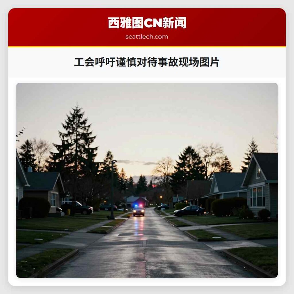 工会呼吁谨慎对待事故现场图片